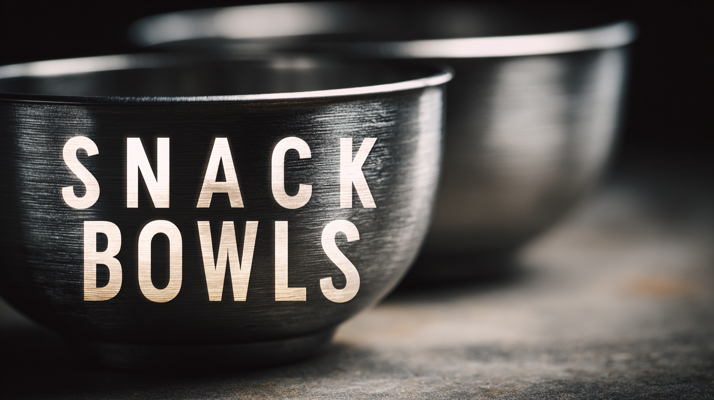 Ultimate Guide to Choosing the Perfect Stainless Steel Snack Bowls for Your Home