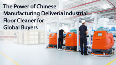 The Power of Chinese Manufacturing in Delivering the Best Industrial Floor Cleaner for Global Buyers
