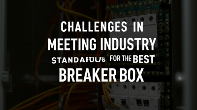 Challenges in Meeting Industry Standards for the Best Breaker Box