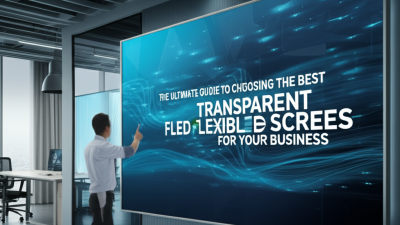 The Ultimate Guide to Choosing the Best Transparent LED Flexible Screen for Your Business