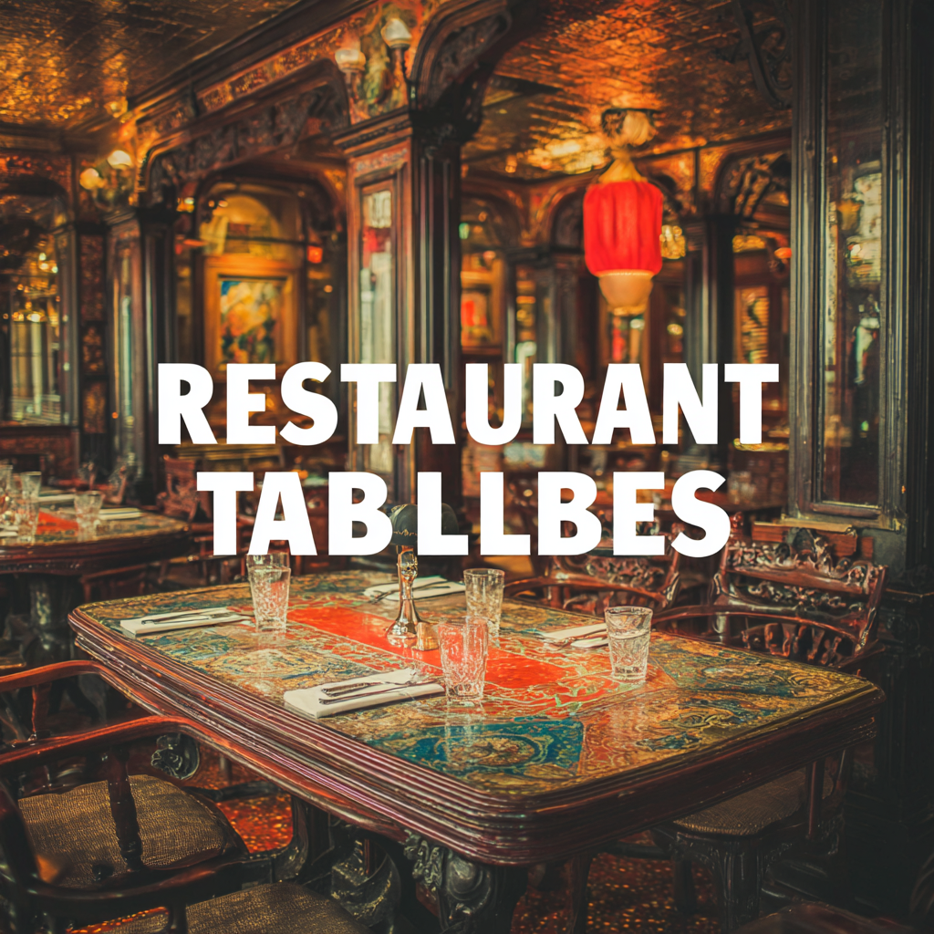 From China to Global Markets: Elevating Dining Experiences with the Best Restaurant Tables