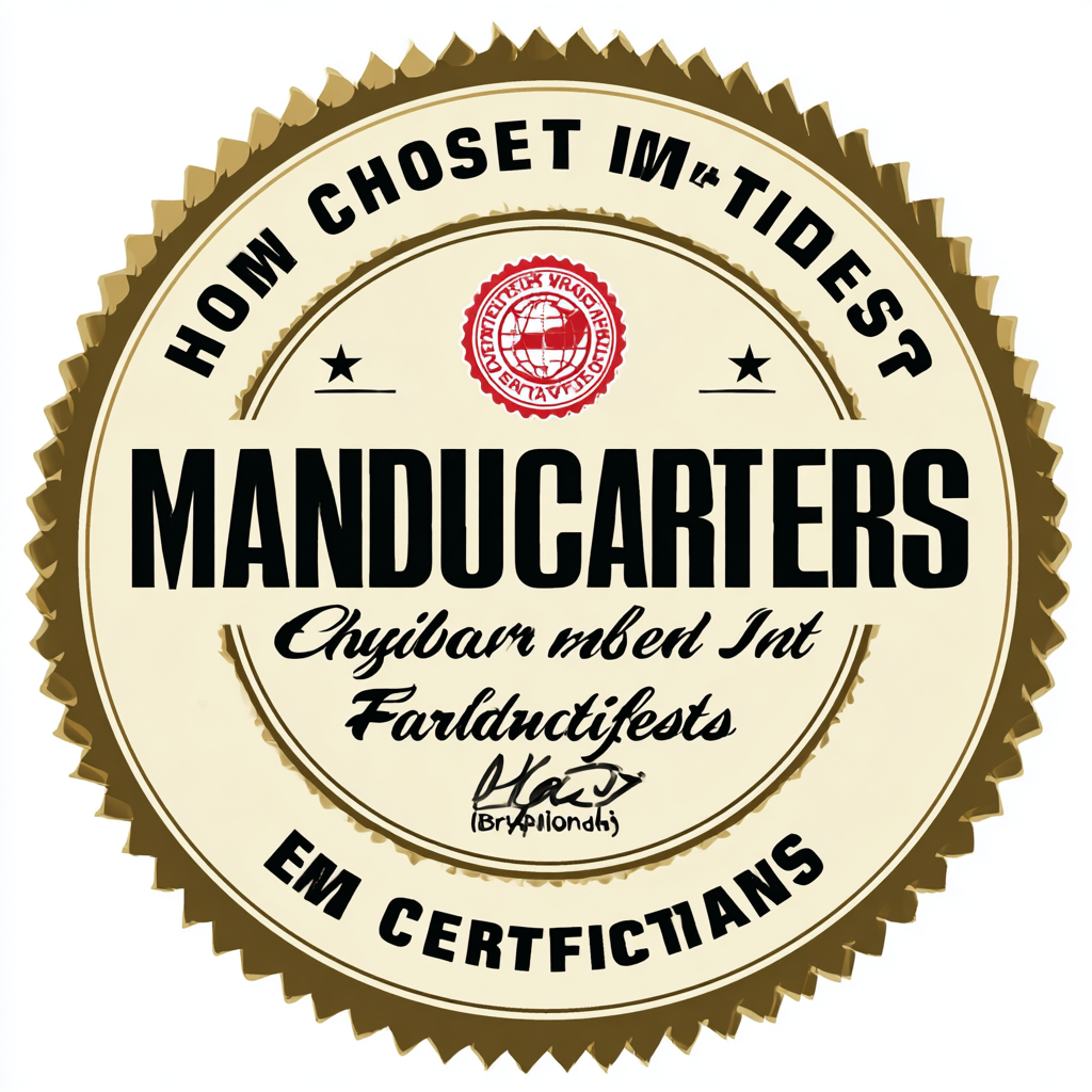 How to Choose Best Manufacturers with Import and Export Certifications
