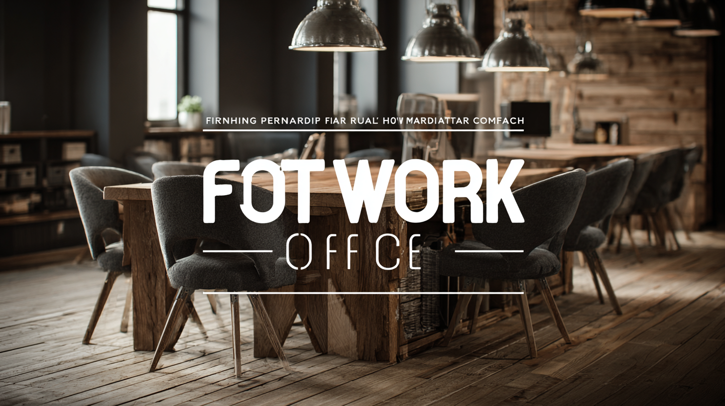 Finding the Right Manufacturer for Premium Office Chairs to Enhance Workplace Comfort