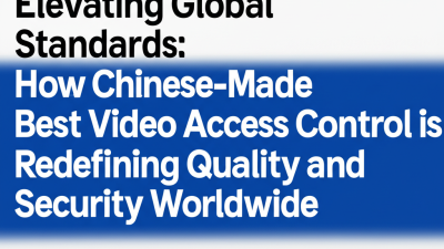 Elevating Global Standards: How Chinese-Made Best Video Access Control is Redefining Quality and Security Worldwide