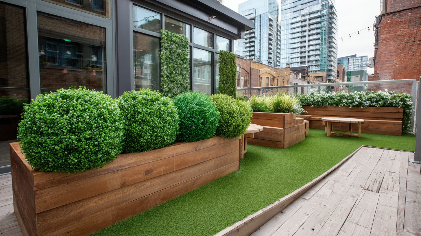 Exploring the Impact of Best Exterior Artificial Plants in Modern Landscaping Design