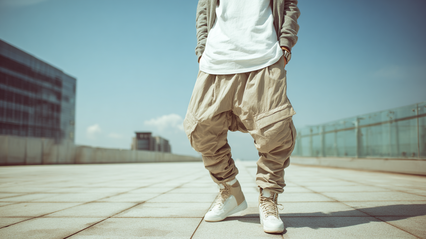 China's Leading Global Influence in Manufacturing Best Baggy Pants White