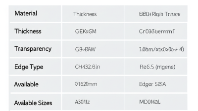 Unveiling the Technical Specifications of the World’s Best Clear Tempered Glass for Global Buyers