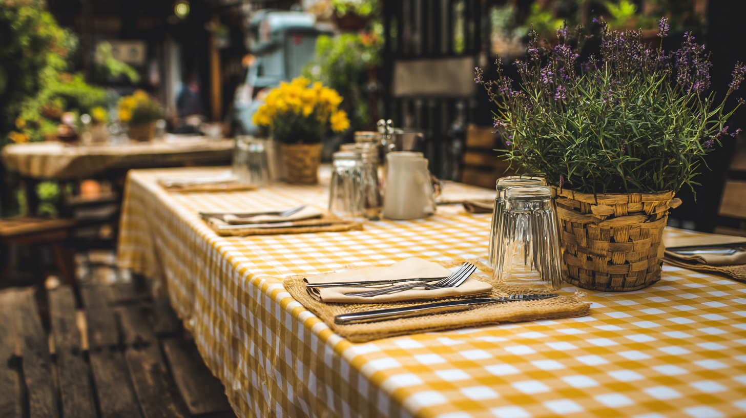 The Complete Ultimate Guide to Selecting the Best Gingham Tablecloth for Your Business Needs