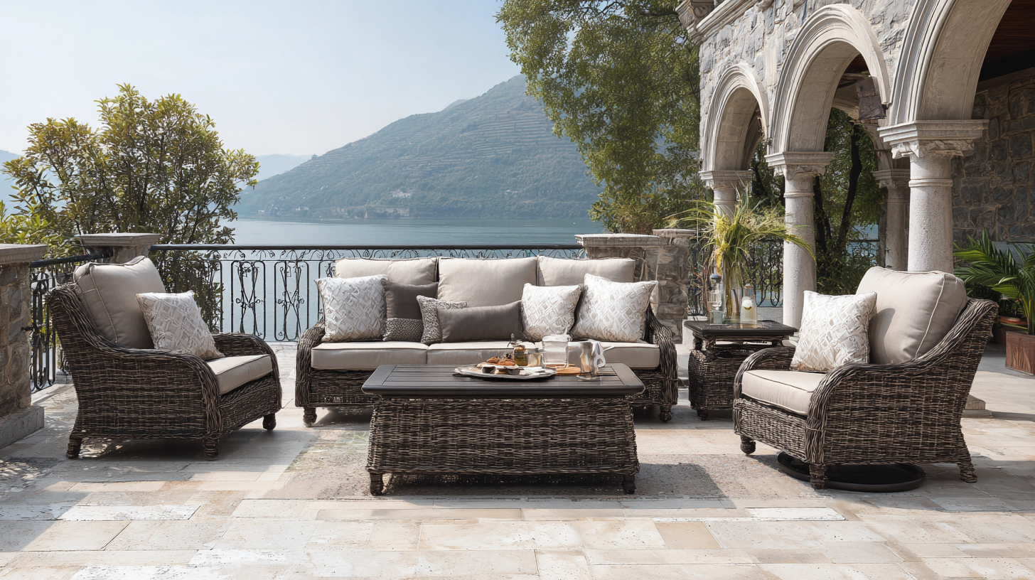 Global Reach of China's Finest Outdoor Patio Furniture: A Blend of Quality and Style