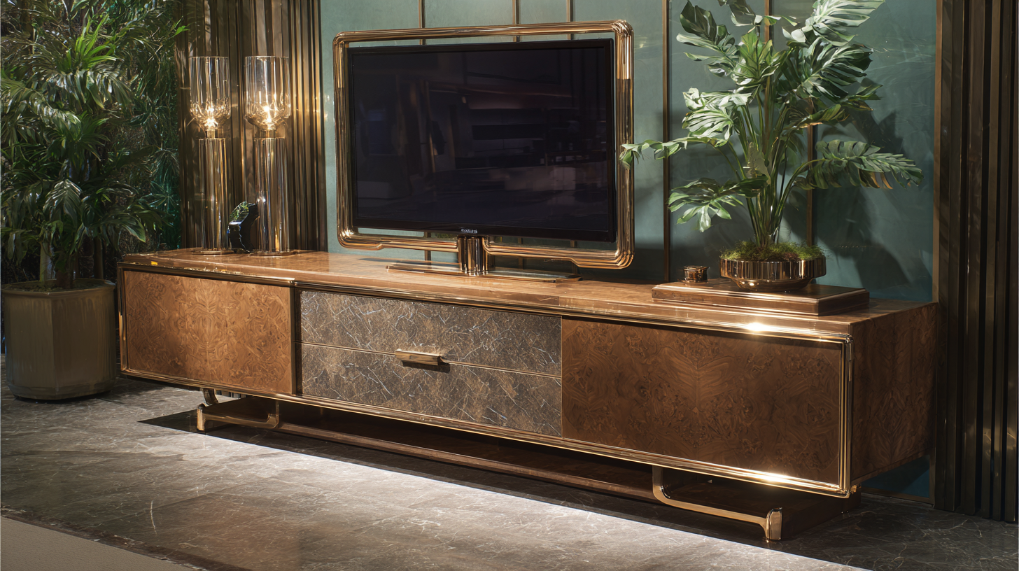 Masterfully Crafted TV Units Made in China for a Global Audience