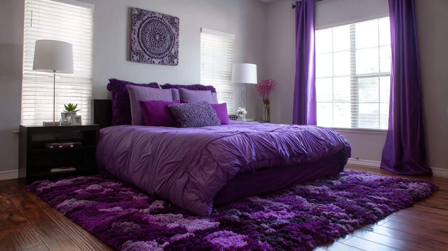 Issues with Choosing the Right Best Purple Bedroom Rugs for Your Space