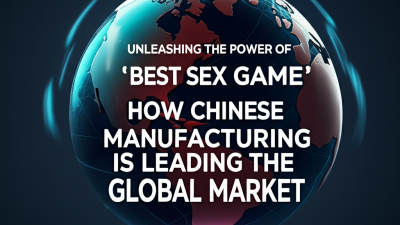 Unleashing the Power of 'Best Sex Game': How Chinese Manufacturing is Leading the Global Market