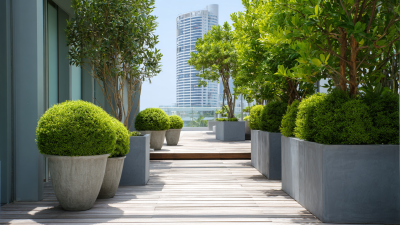 The Future of Sustainable Outdoor Aesthetics with Artificial Green Plants
