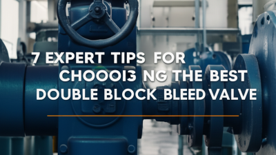 7 Expert Tips for Choosing the Best Double Block Bleed Valve