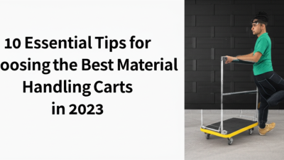 10 Essential Tips for Choosing the Best Material Handling Carts in 2023