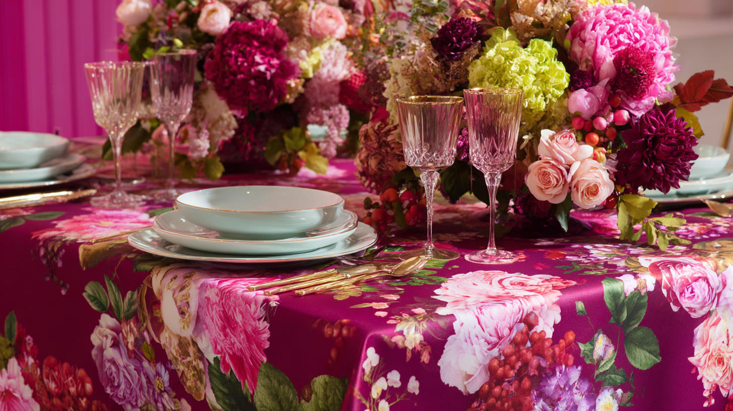 Global Leader in Floral Tablecloth Production Setting Trends with Best Quality and Innovative Designs