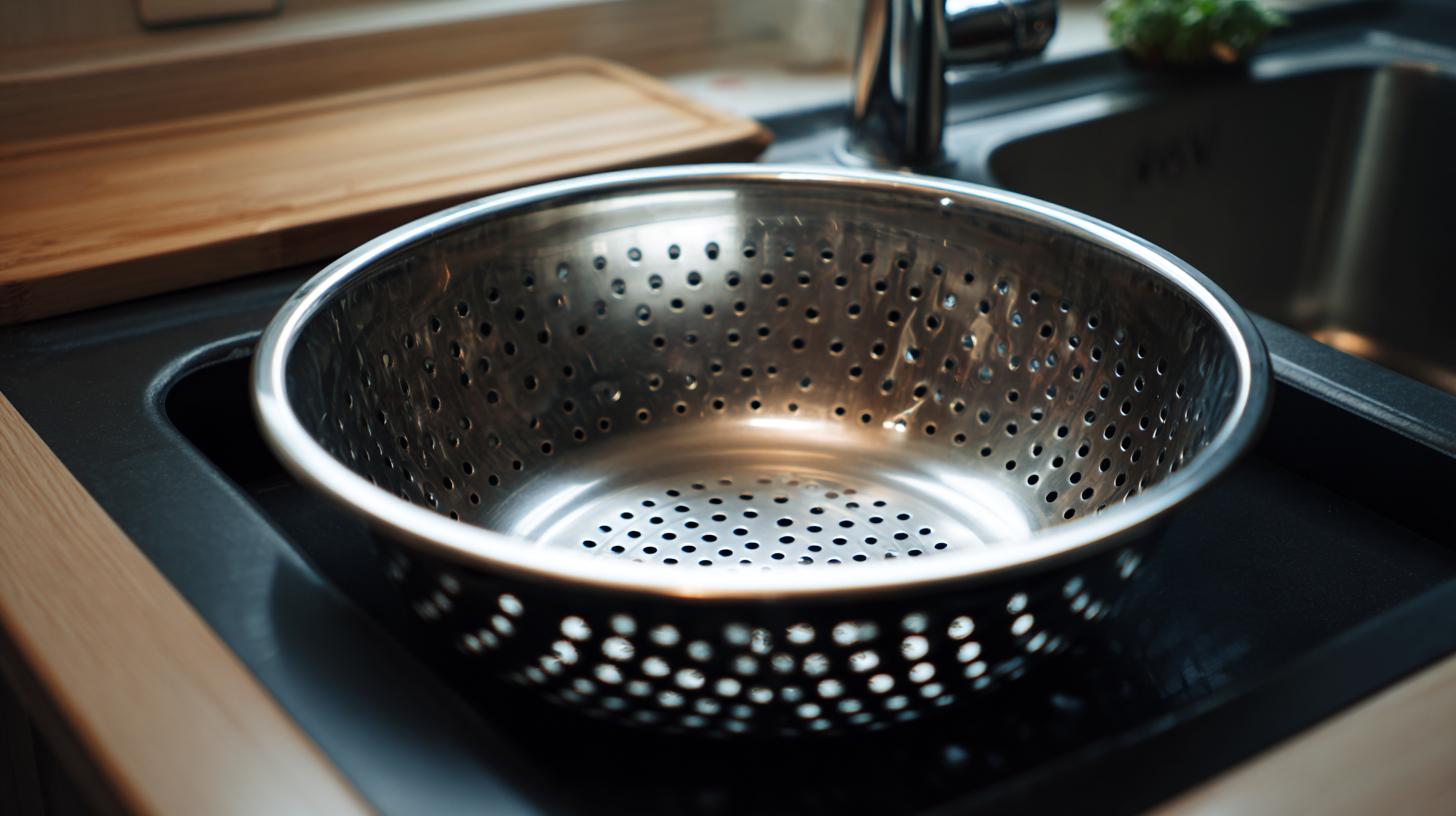 Global Buyers Discover Exceptional Over The Sink Colanders from Premier Chinese Manufacturers