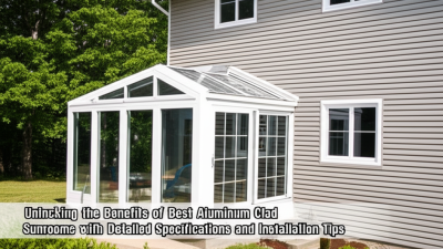 Unlocking the Benefits of Best Aluminum Clad Sunrooms with Detailed Specifications and Installation Tips