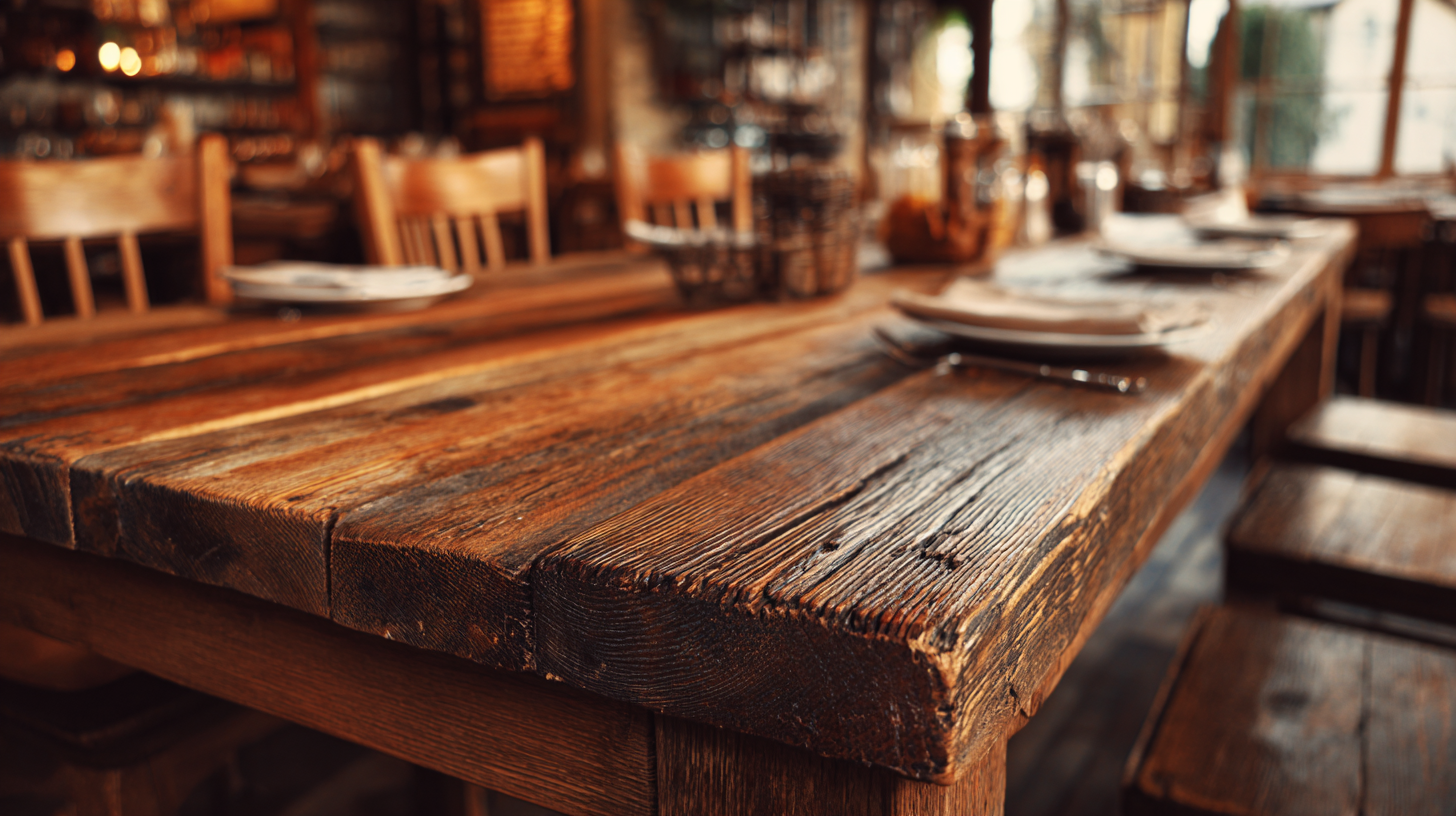 2025 Market Insights: How to Choose the Best Wooden Tables for Your Restaurant Needs