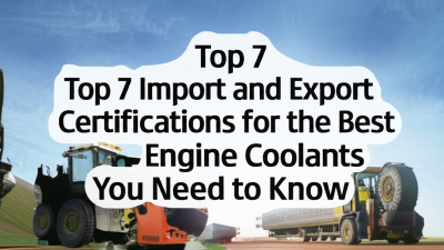 Top 7 Import and Export Certifications for the Best Engine Coolants You Need to Know