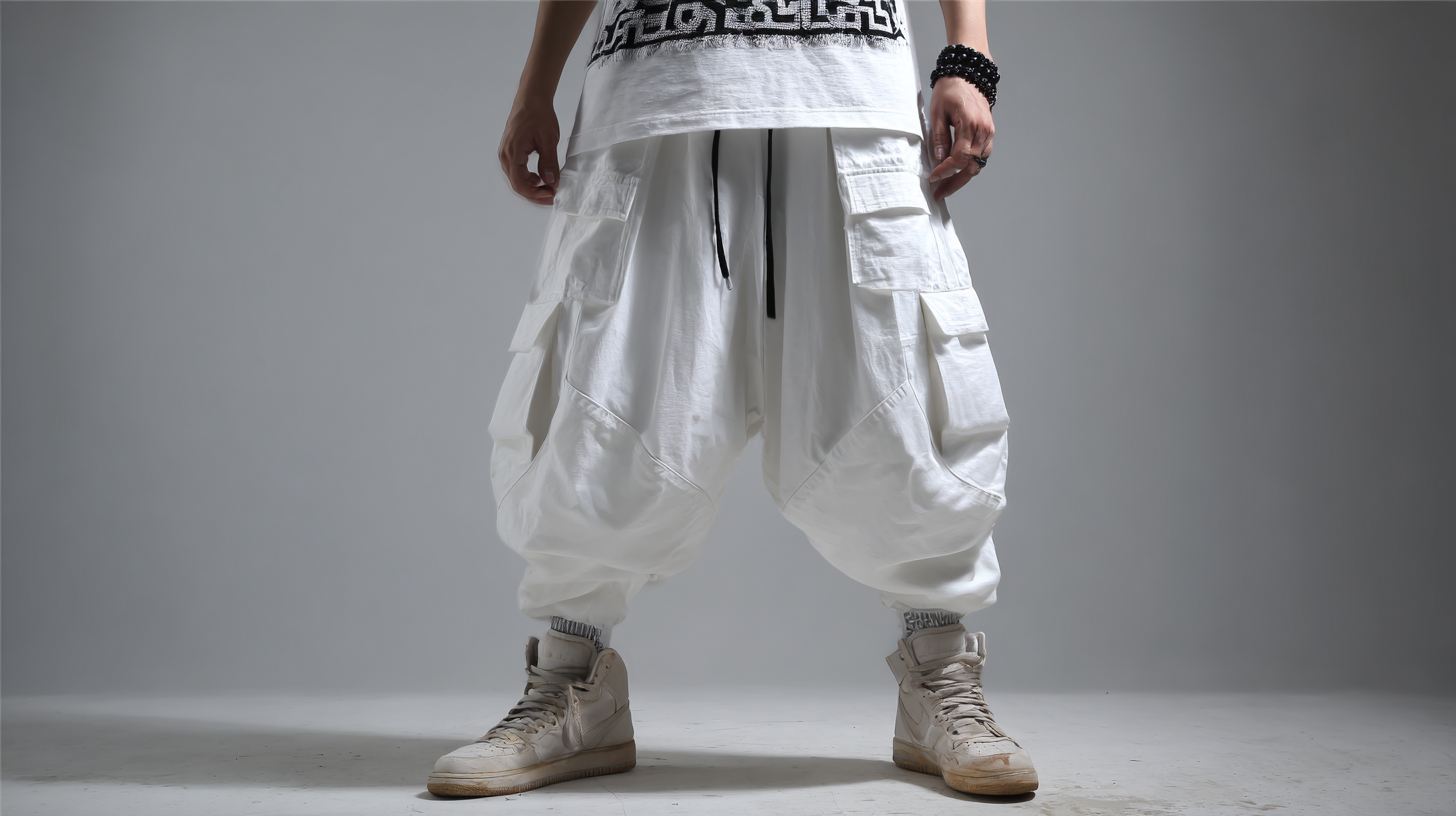 Elevate Your Style with Premium White Baggy Pants Crafted in China for Global Trends