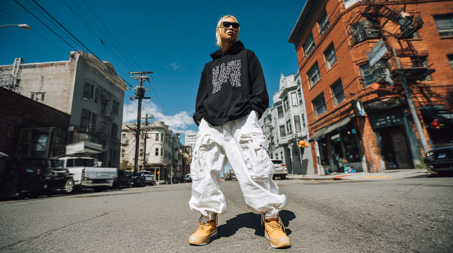Elevate Your Style with Premium White Baggy Pants Crafted in China for Global Trends