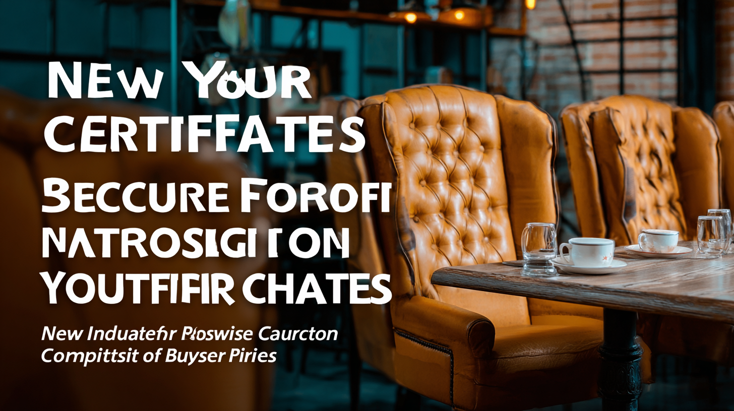 “Securing Your Office: How to Navigate Import Certification for the Best Business Chairs”