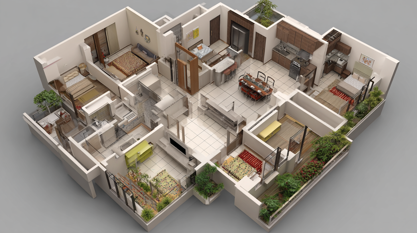 Understanding Technical Specifications of the Best 3D Floor Plan Design for Optimal Space Utilization