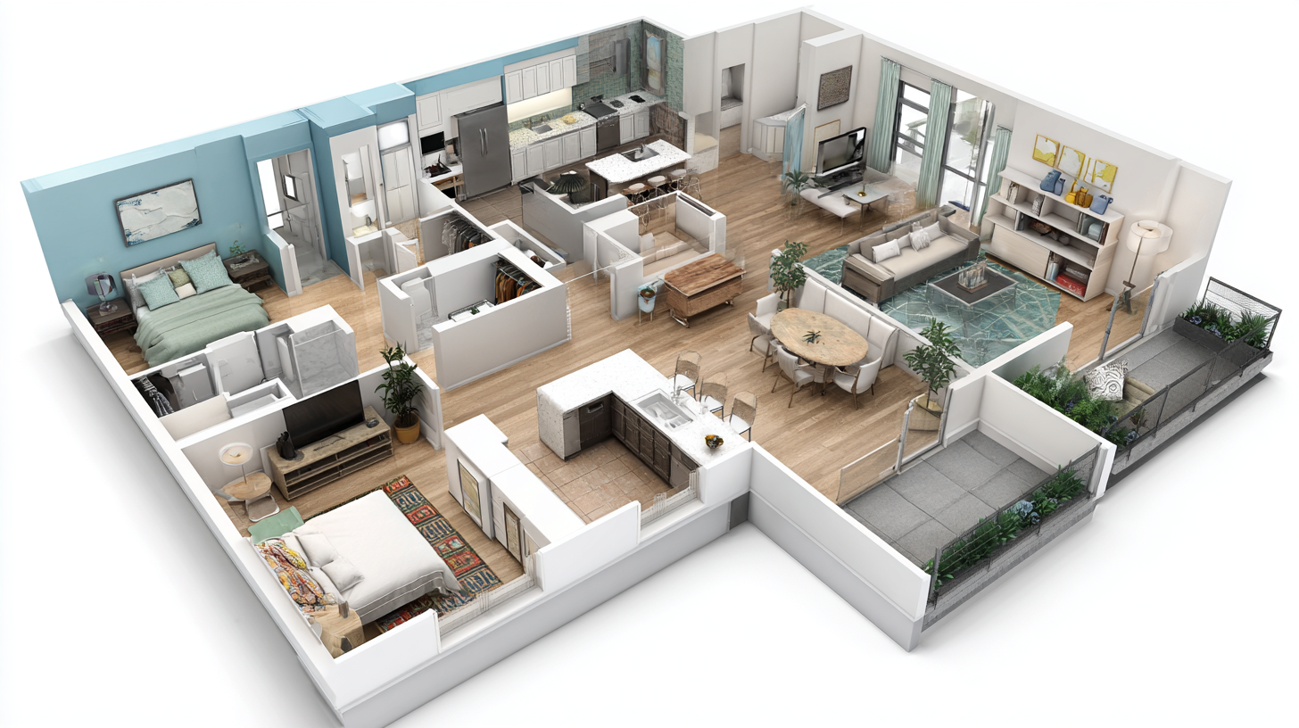 Understanding Technical Specifications of the Best 3D Floor Plan Design for Optimal Space Utilization