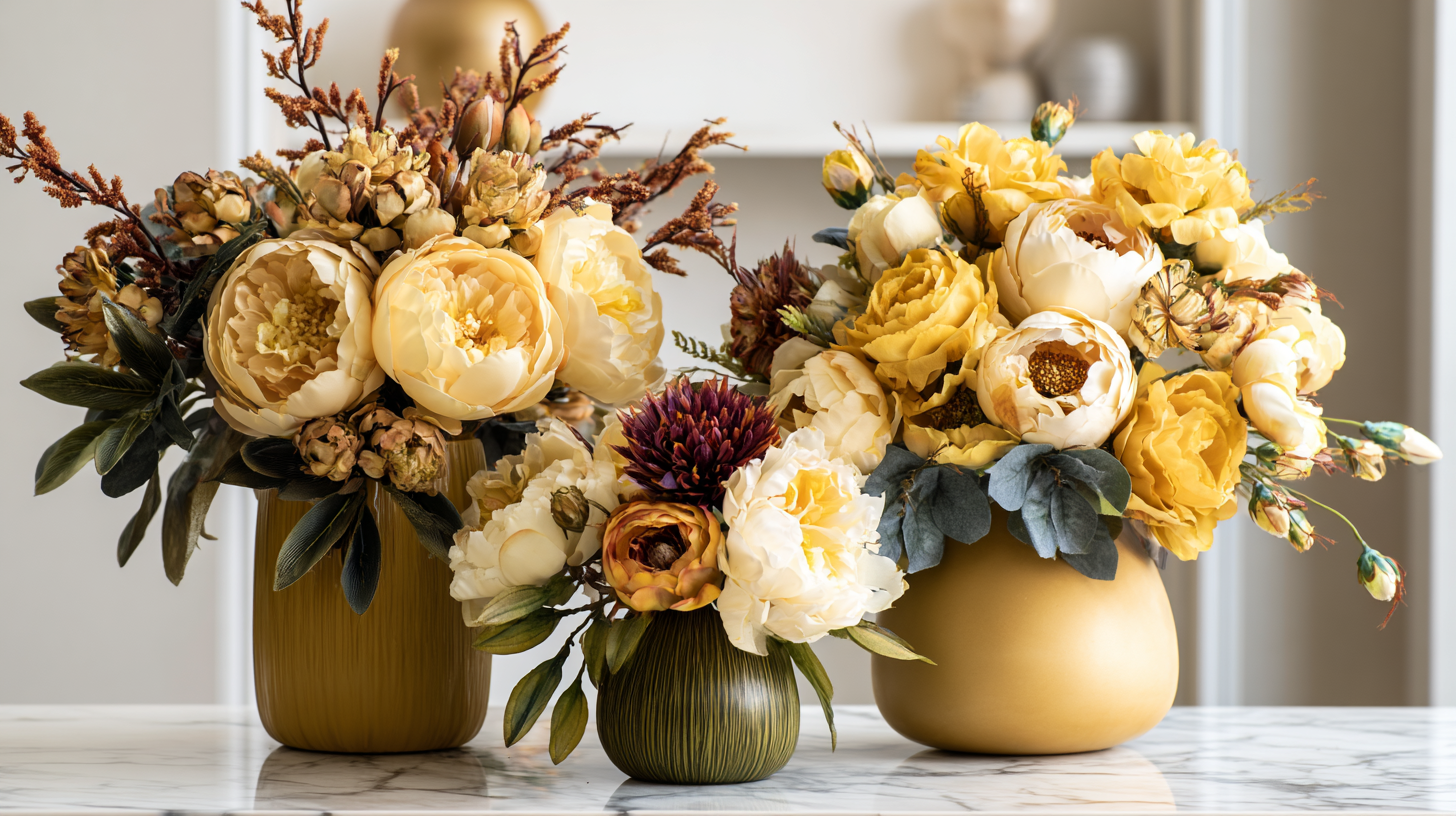 Global Leading Manufacturer of Best Artificial Floral Arrangements for Your Home