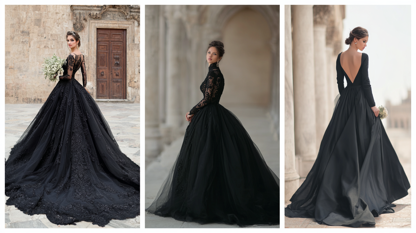 What Makes the Best Black Wedding Gowns a Unique Choice for Modern Brides?