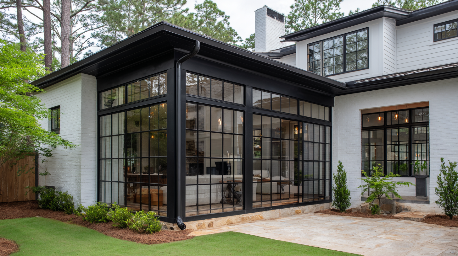Innovative Solutions for Stylish Modern Black Windows for Your Home Exterior