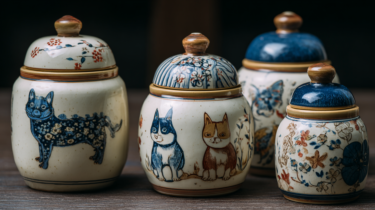Crafted to Perfection Chinese Manufacturing of Best Ceramic Dog Treat Jars for Global Buyers