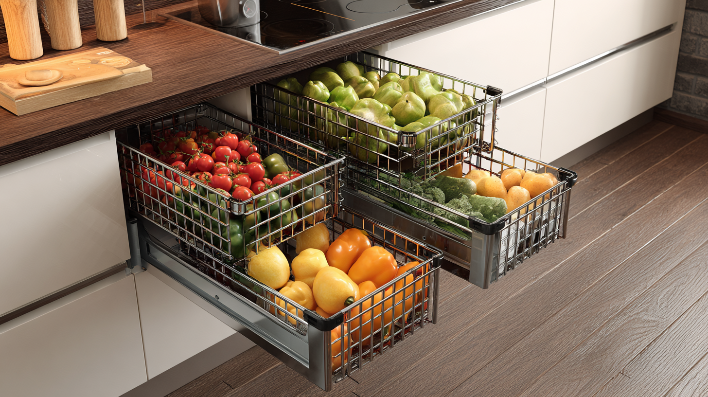 Discover the Advantages of Best High Quality Kitchen Flat Steel Pull Out Baskets for Efficient Storage Solutions