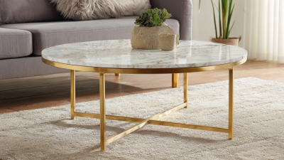 Exploring the Top 5 Best Marble Round Coffee Tables: A Comprehensive Comparison for Global Buyers