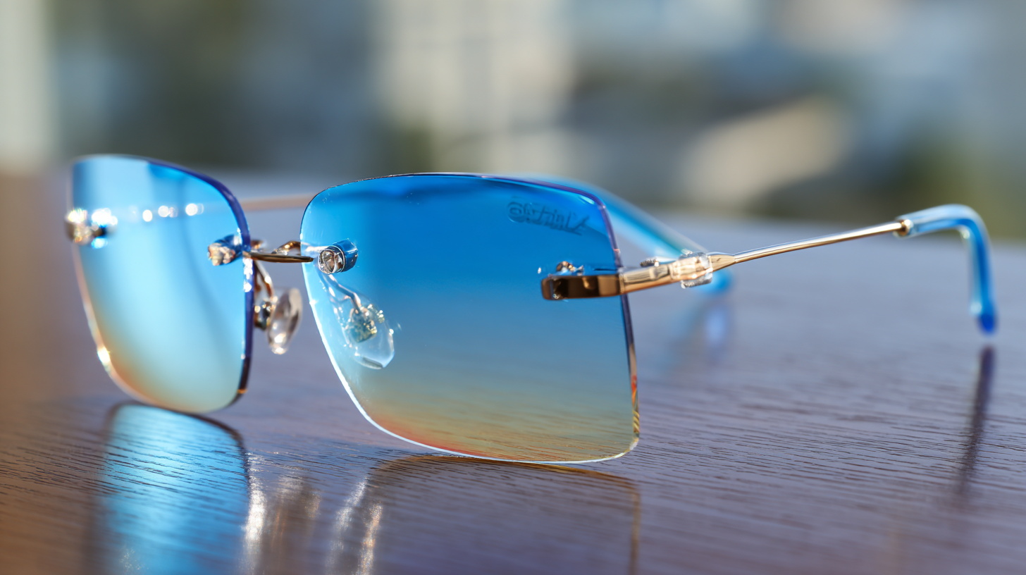 Global Excellence in Rimless Sunglasses Proudly Crafted in China for the World