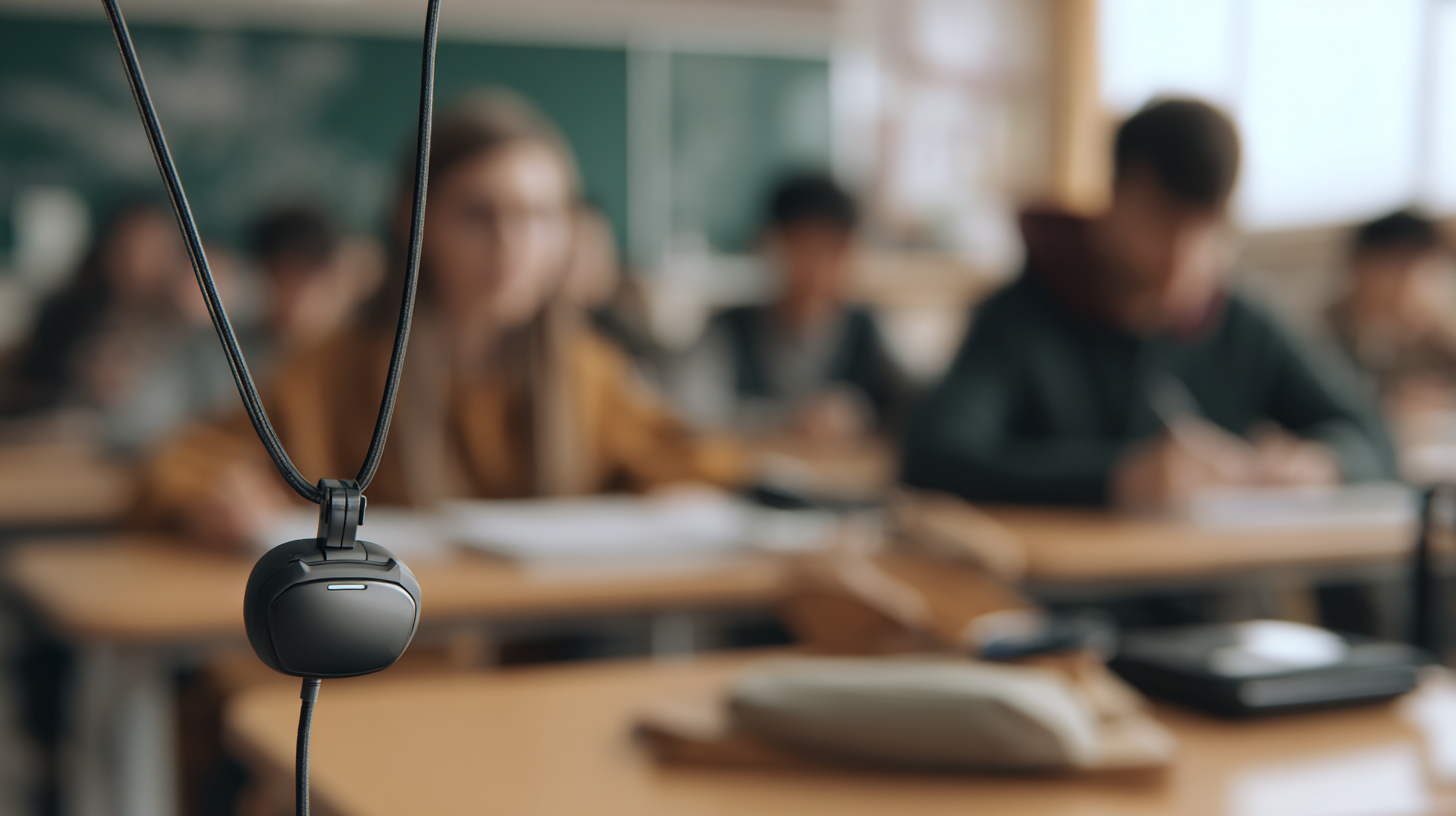 Global Excellence in Chinese Manufacturing The Premier Pendant Microphone for Teachers