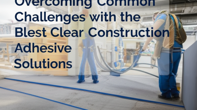 Overcoming Common Challenges with the Best Clear Construction Adhesive Solutions