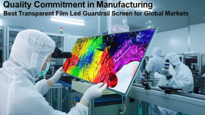 Quality Commitment in Manufacturing Best Transparent Film Led Guardrail Screen for Global Markets