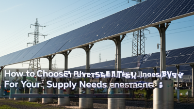 How to Choose the Best Energy Supply for Your Business Needs