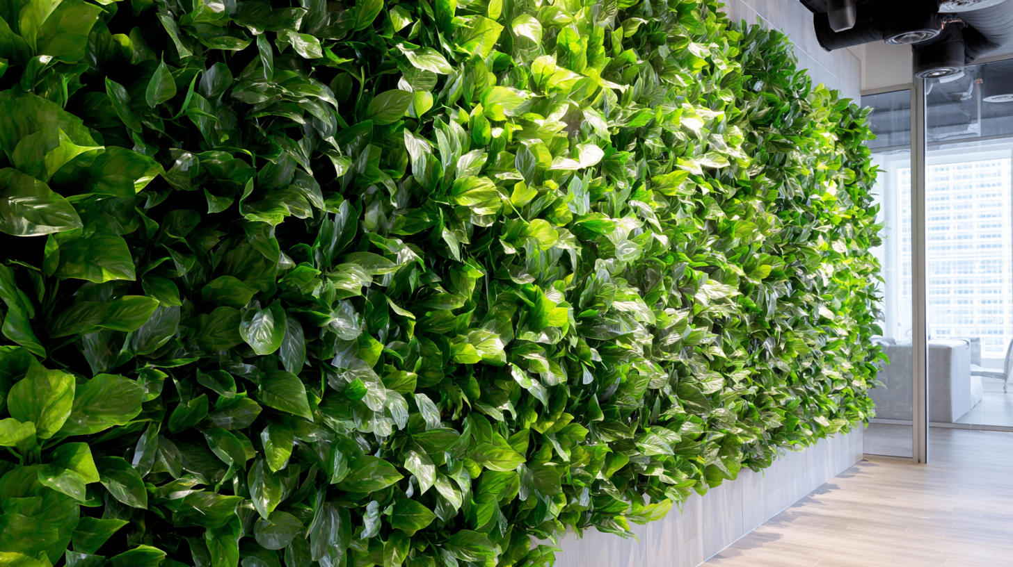 Top Strategies for Enhancing Interior Spaces with Artificial Plants Wall
