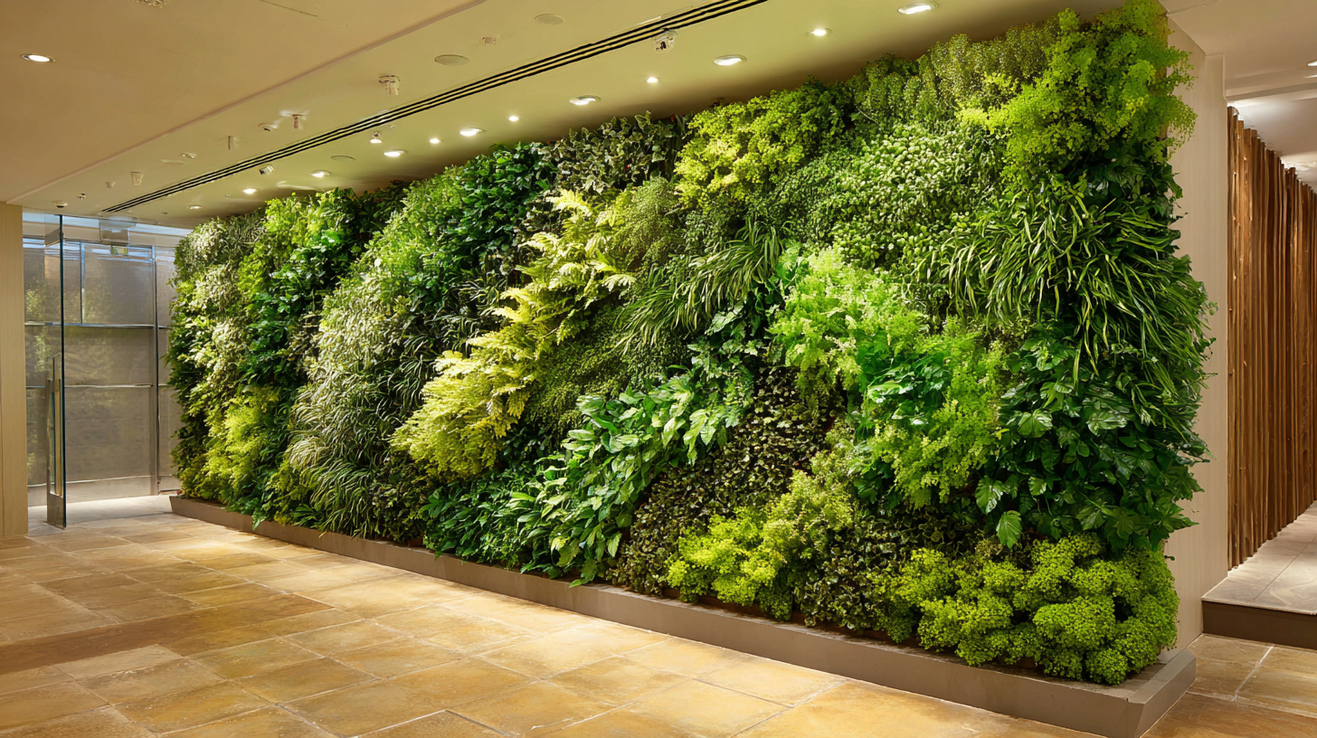 Top Strategies for Enhancing Interior Spaces with Artificial Plants Wall