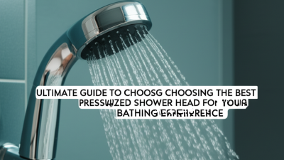 Ultimate Guide to Choosing the Best Pressurized Shower Head for Your Bathing Experience