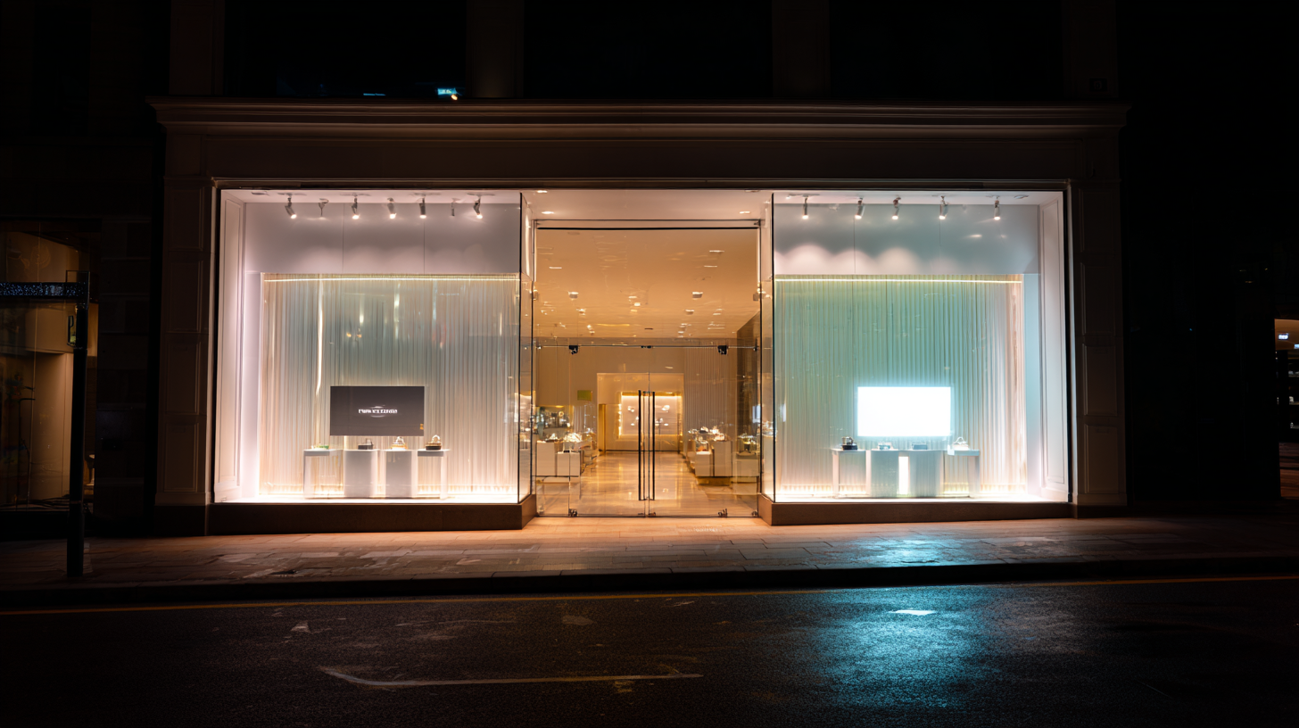 Innovative Examples of Shop Window Lighting Transforming Retail Spaces