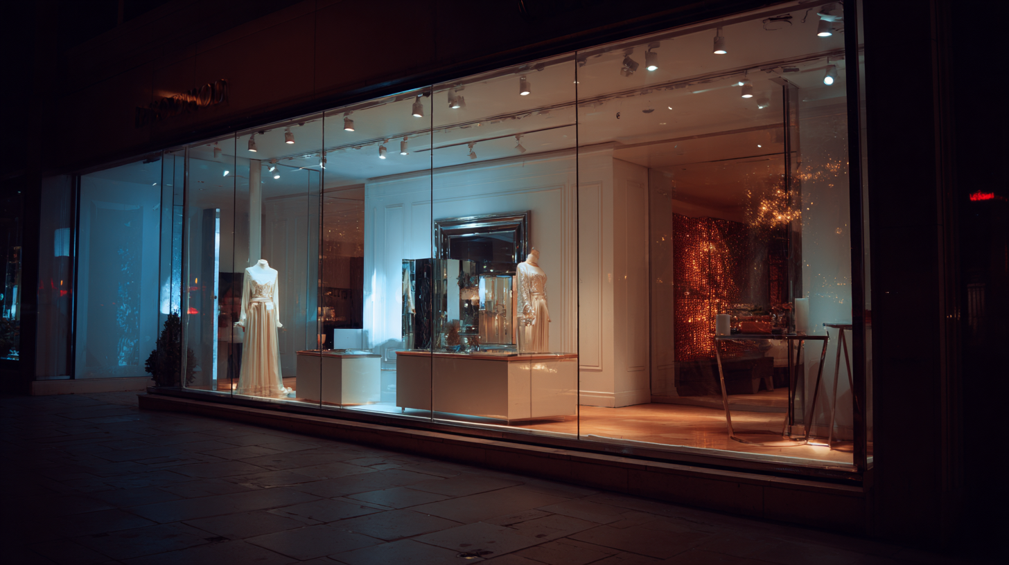 Innovative Examples of Shop Window Lighting Transforming Retail Spaces