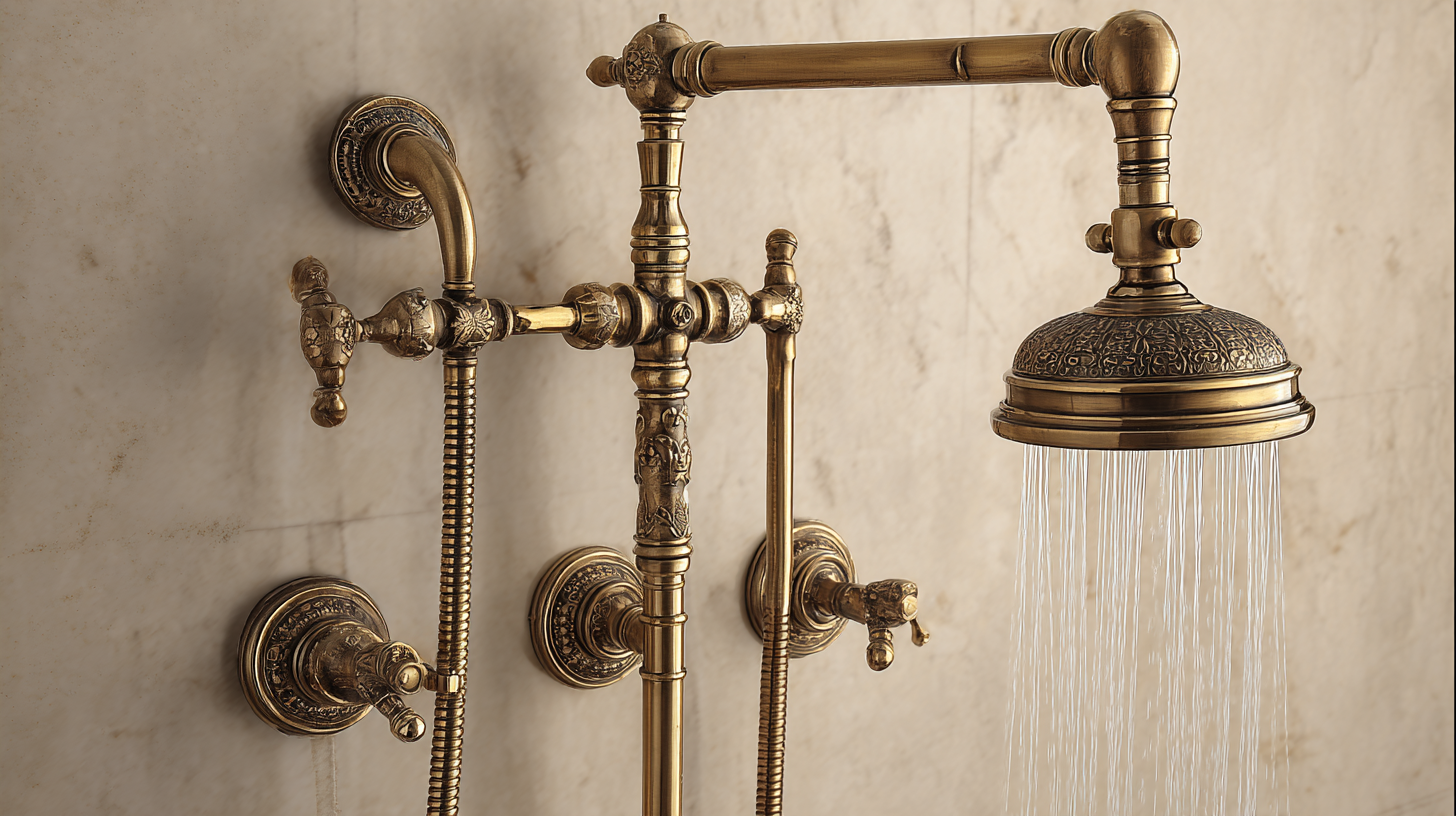 What Defines the Quality of Antique Brass Shower Sets for Discerning Buyers