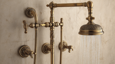 What Defines the Quality of Antique Brass Shower Sets for Discerning Buyers