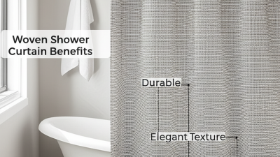 What are the Benefits of Using a Woven Shower Curtain in Your Bathroom