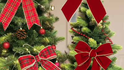 How to Choose the Perfect Christmas Tree Bows to Enhance Your Holiday Decor