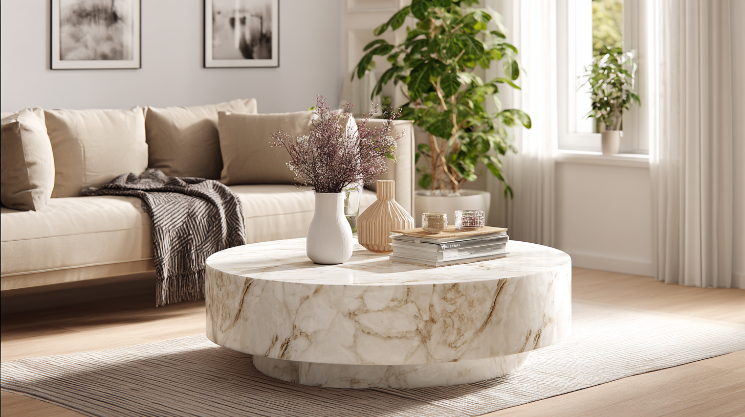 How to Choose the Perfect Marble Round Coffee Table for Your Living Space
